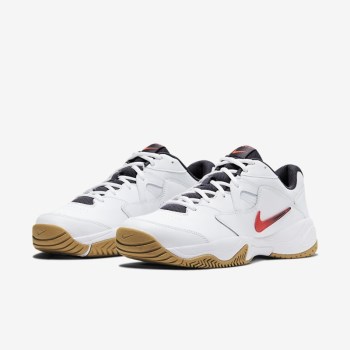 Nike Court Lite 2 - Férfi Teniszcipő - Fehér/Barna/Piros